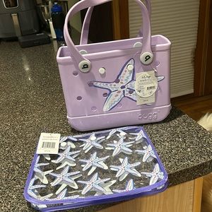 Bogg Bag with matching clear bag